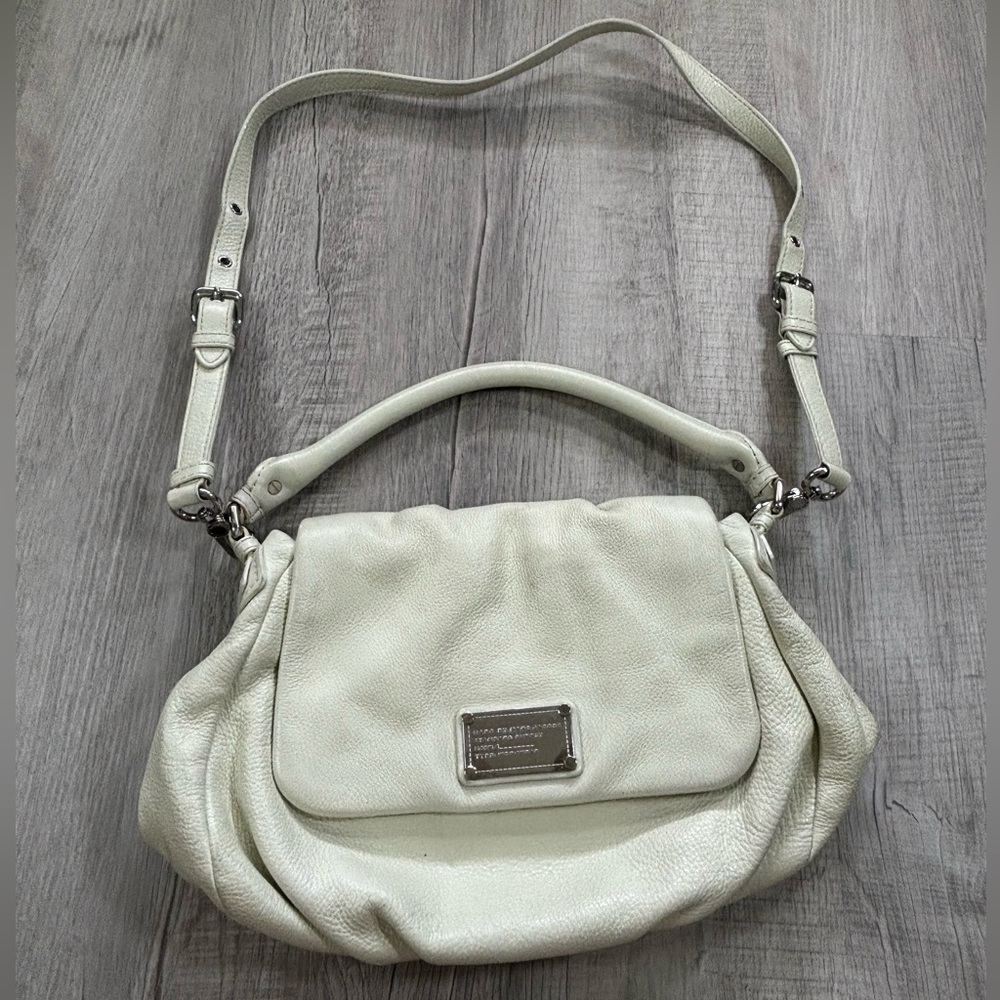 Marc by Marc Jacobs Classic Q Natasha Taupe Leather Crossbody/Shoulder Bag